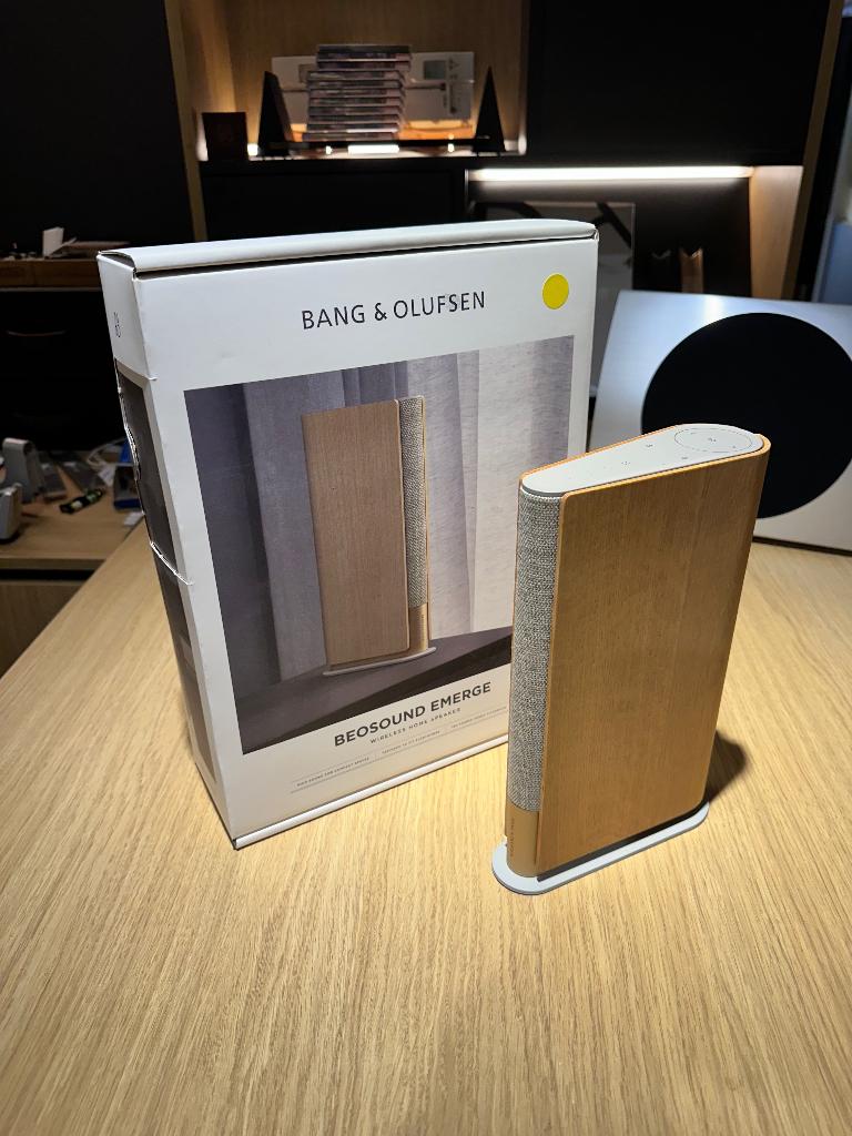 Bang & Olufsen Beosound Emerge Gold Tone EX DEMO - B&O, Overige merken, Info@bang-olufsen.dk, Ophalen of Verzenden, Zo goed als nieuw