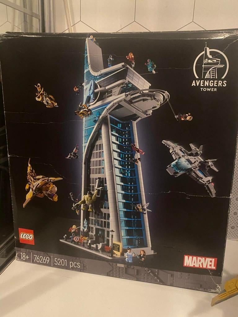 lego 76269 marvel tower, Ophalen of Verzenden, Zo goed als nieuw, Complete set, Lego