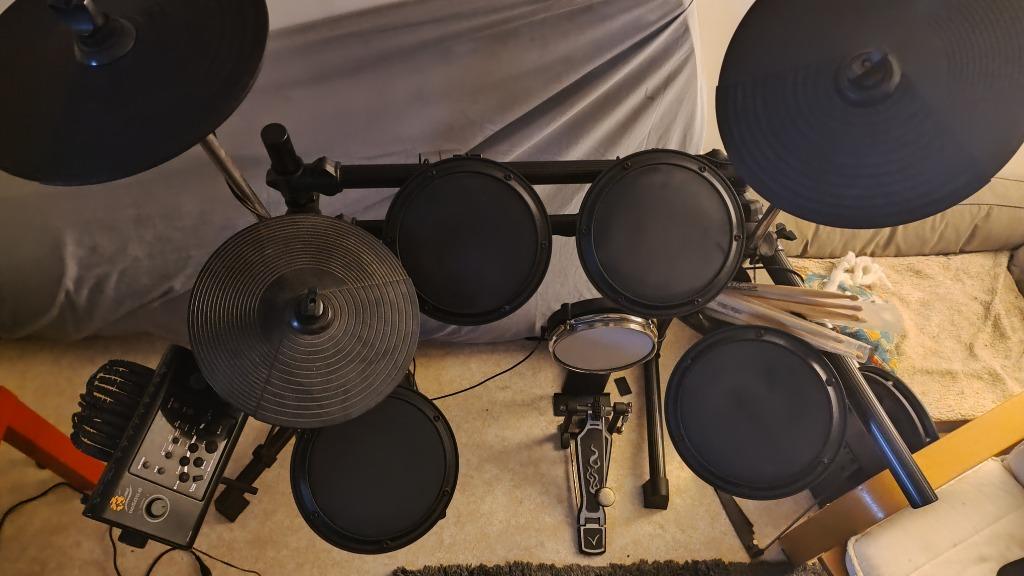 e drum , elektronisch drumstel , electronic drumkit, Muziek en Instrumenten, Drumstellen en Slagwerk, Gebruikt, Overige merken