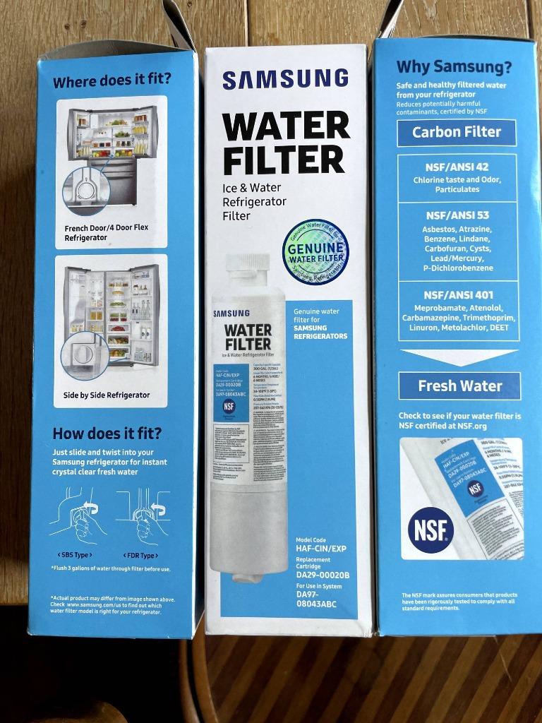 Waterfilter Samsung Koelkast ORIGINEEL, Elektronische apparatuur, Koelkasten en IJskasten, Ophalen of Verzenden, Nieuw