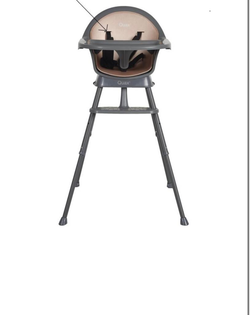 Quax highchair Ultimo 3 Luxe, Kinderen en Baby's, Kinderstoelen, Ophalen, Gebruikt, Meegroeistoel, Gordel(s)