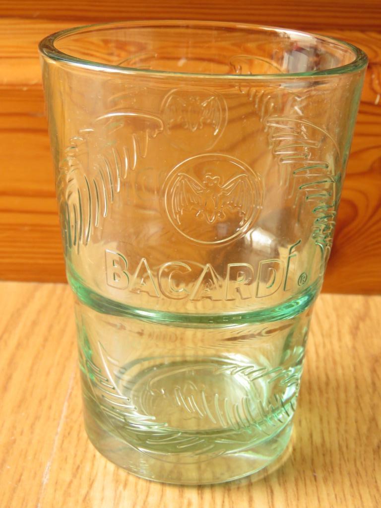 2 verres a mojito Bacardi avec motifs en surimpression, Collections, Enlèvement ou Envoi, Comme neuf, Autres types