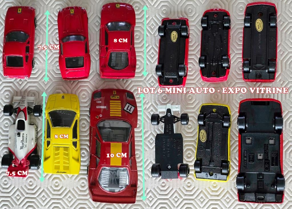 LOT 6 MINI AUTO - EXPO VITRINE, Envoi