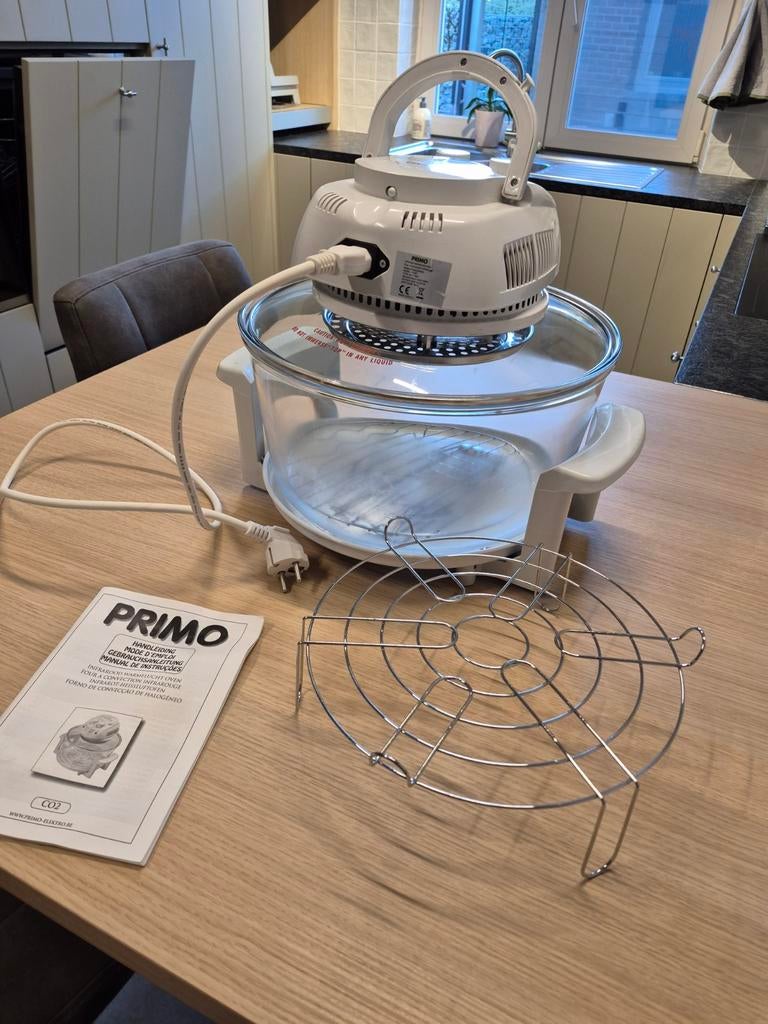 Infrarood warme lucht oven, Ophalen