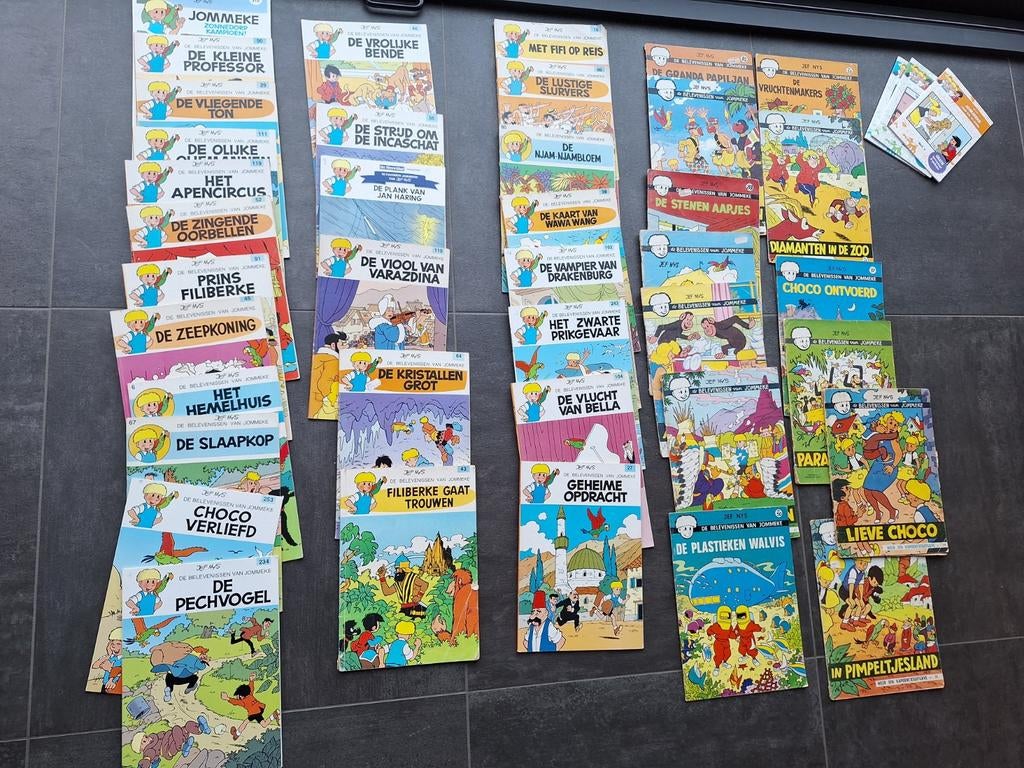 Jommeke kleur en zwart-wit 39 stuks in totaal, Boeken, Ophalen