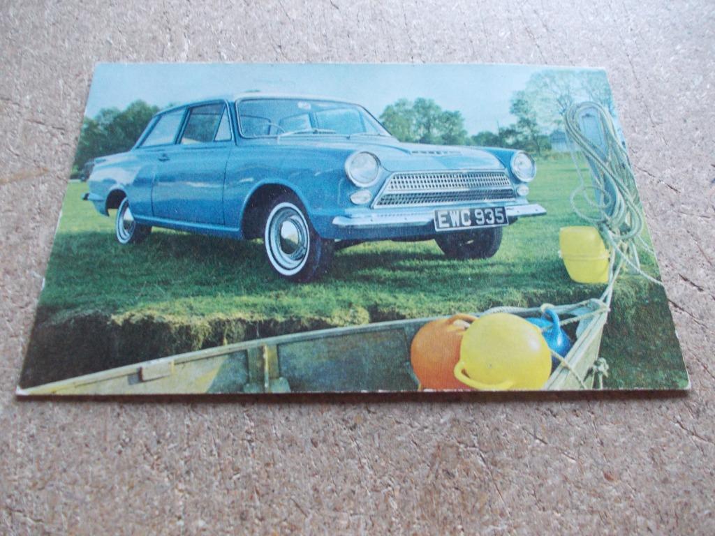 CARTE POSTALE CONSUL FORD CORTINA LUXE 2 PORTES, Enlèvement ou Envoi, 1960 à 1980, Non affranchie, Angleterre