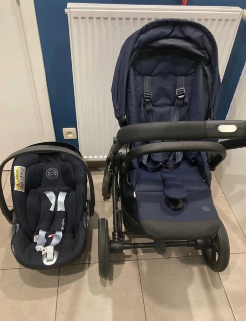 Poussette + maxi cosy de marque CYBEX modèle BALIOS, Enfants & Bébés, Avec siège auto, Enlèvement, Utilisé, Poussette