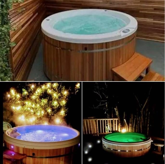 Neuf Jacuzzi Hybribe  chauffé au bois et/ou à l'électricité, Jardin & Terrasse, Piscines, Enlèvement ou Envoi, Neuf