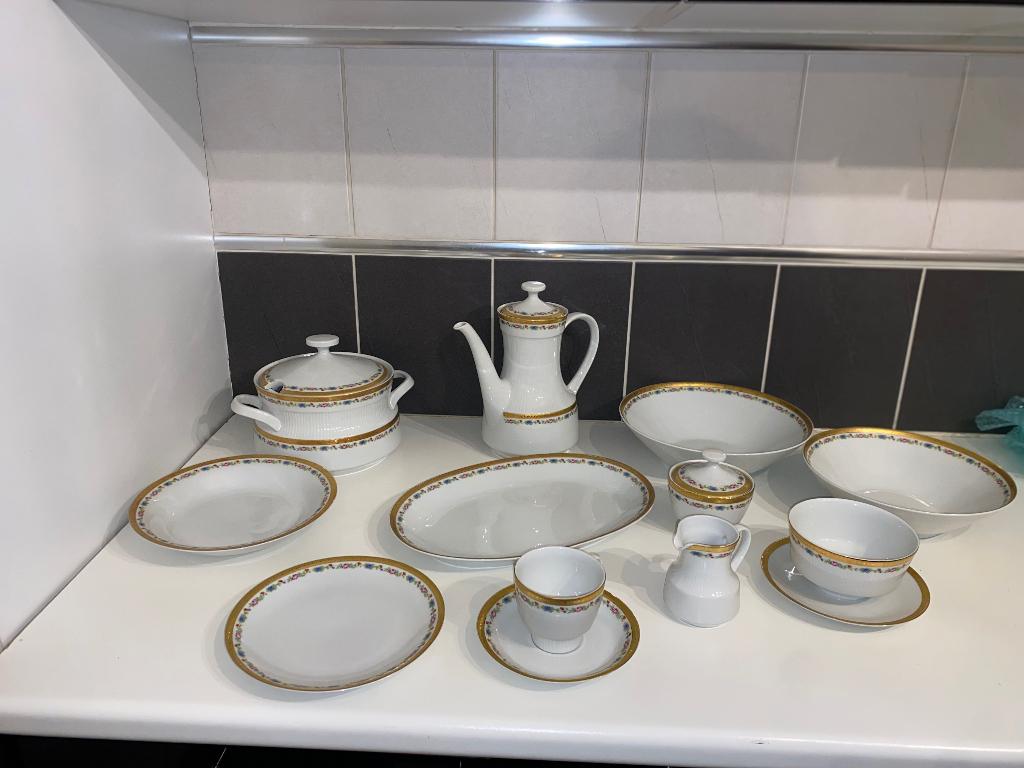 Service en porcelaine Mitterteich Bavaria, Maison & Meubles, Cuisine | Vaisselle, Comme neuf, Service complet, Autres styles, Porcelaine