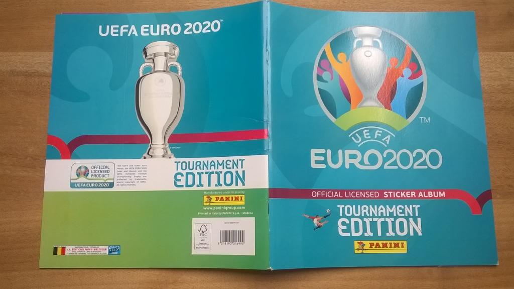 ALBUM VIDE TOURNAMENT EDITION PANINI UEFA EURO 2020, Enlèvement ou Envoi, Livre ou Revue