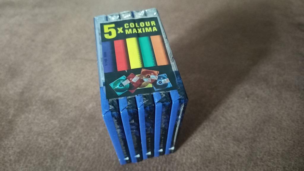 Minidisc BASF 5x74 Color Maxima, TV, Hi-fi & Vidéo, Enlèvement ou Envoi