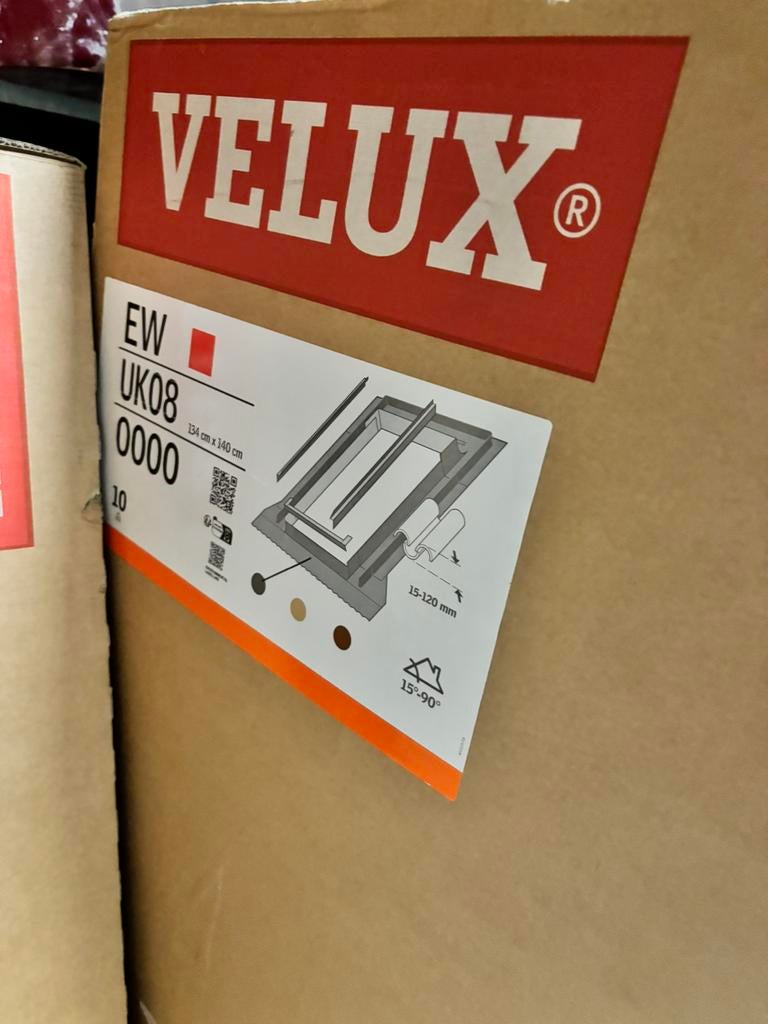 Raccord VELUX rénovation EW UK08 0000 tuiles 134x140cm, Ophalen, Zo goed als nieuw