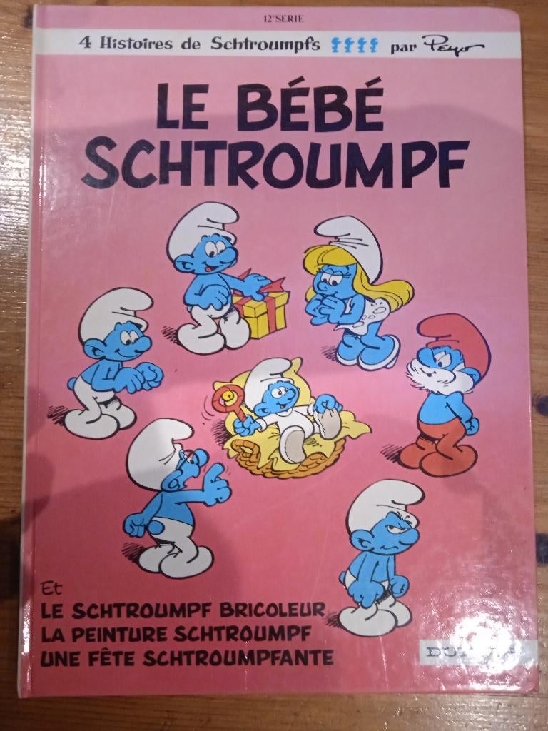 BD Schtroumpf - Le bébé  Schtroumpf, Enlèvement, Utilisé, Peyo