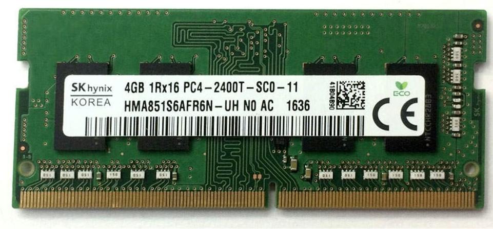 SK Hynix 4 Go SO-DIMM DDR4 à 2 400 MHz, Enlèvement ou Envoi, DDR4, Comme neuf, Laptop