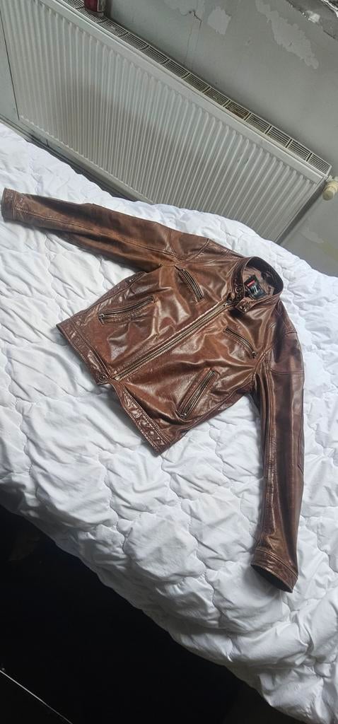 Redskins leren jasje, Ophalen of Verzenden, Gedragen