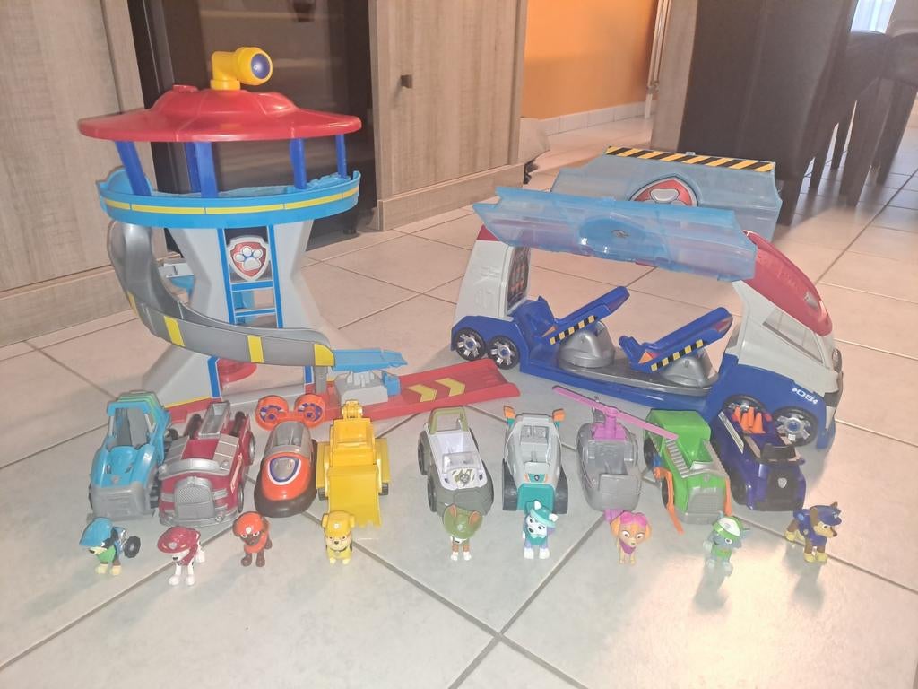 Paw Patrol uitkijktoren, figuren en truck, Kinderen en Baby's, Ophalen