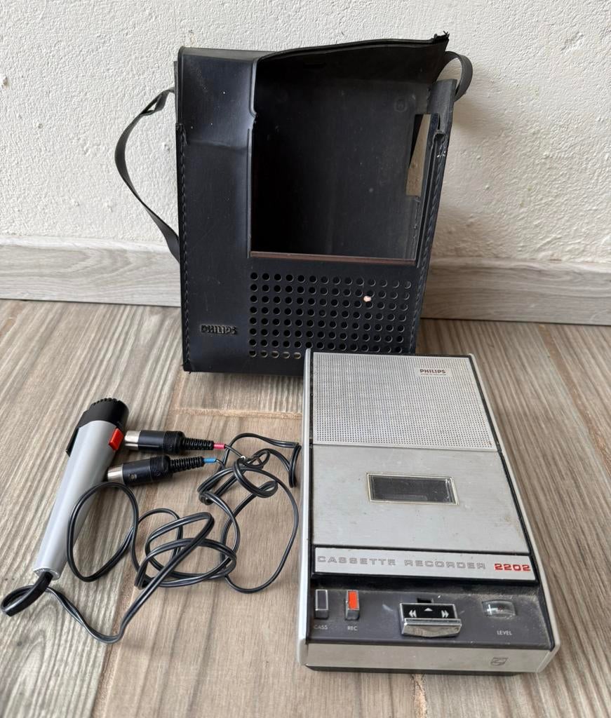 Philips muziek cassette recorder N 2202, Ophalen, Philips