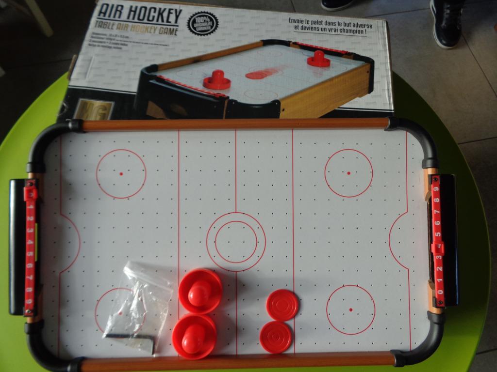 Air Hockey mini - Table de jeux Mister Gadget, Enlèvement ou Envoi, Comme neuf