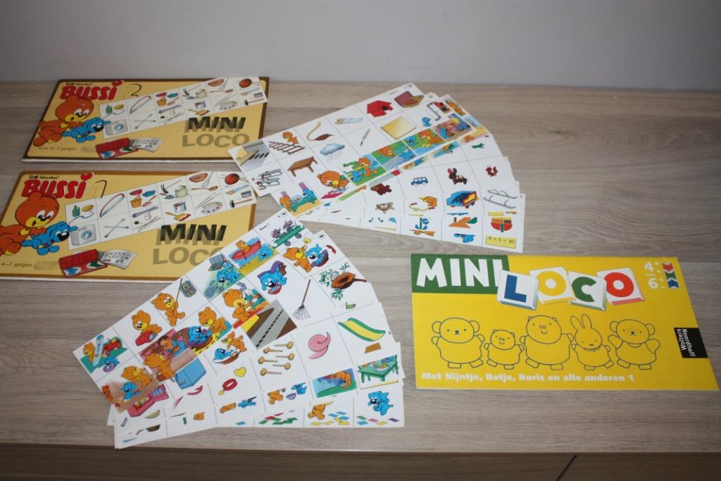 3x Mini Loco boekjes 4-7 jaar Bussi 1,2 1984 en Nijntje 1998, Boeken, Schoolboeken, Gelezen, Overige vakken, Overige niveaus, Ophalen of Verzenden