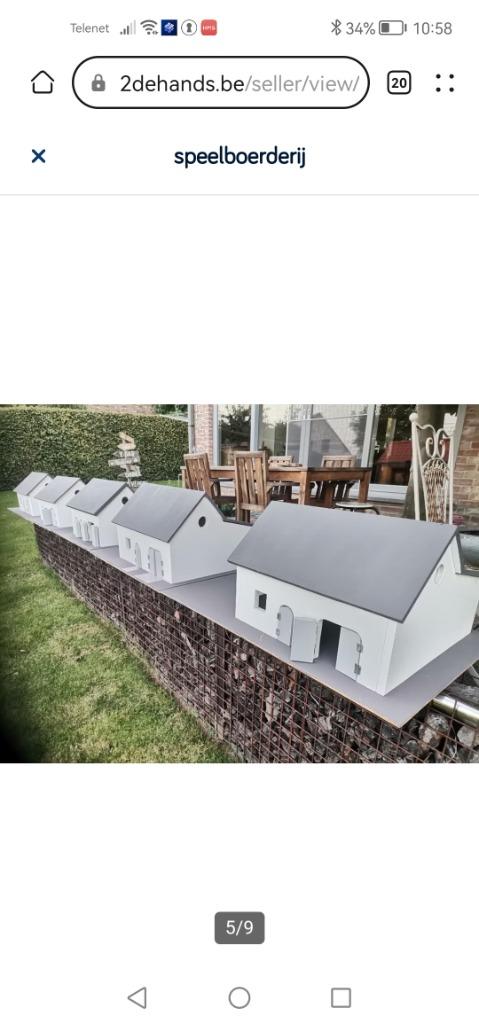 Houten speelboerderij, Ophalen of Verzenden