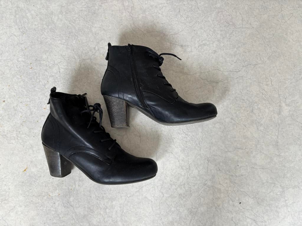 Zwarte enkel laarzen met hak, Anna Field, Zwart, Lage of Enkellaarzen, Ophalen of Verzenden