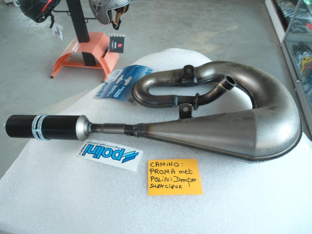 Honda camino : échappement Proma avec silencieux Polini 125€, Enlèvement, Neuf, Pot d'échappement, Honda Camino