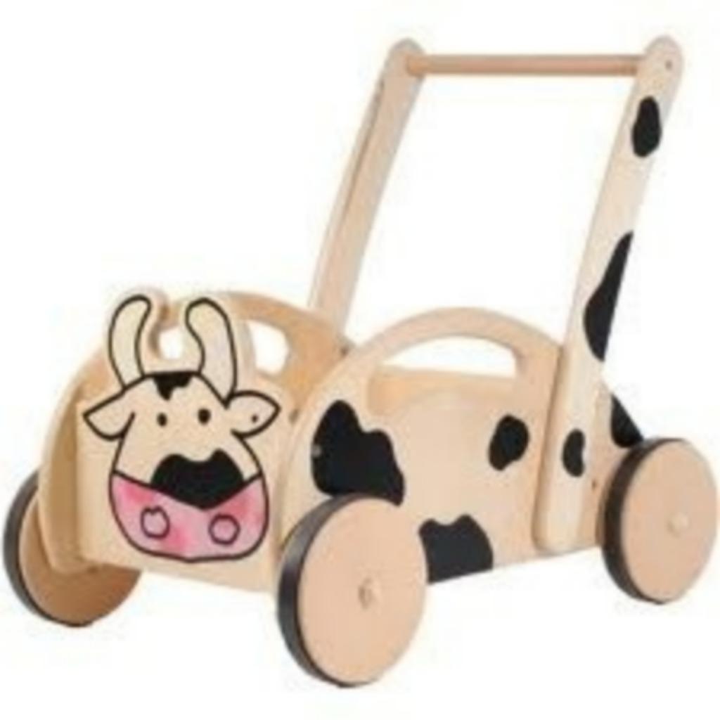 loopwagen janbibejan, Enfants & Bébés, Enlèvement ou Envoi, Comme neuf, Jouet à Pousser ou Tirer