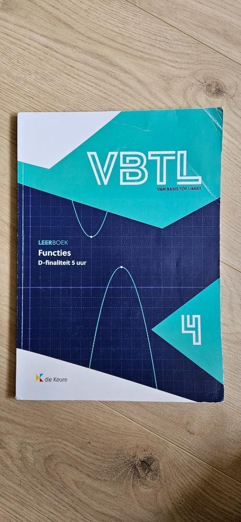 VBTL 4 – leerboek Functies D-5 uur, ASO, Wiskunde A, Ophalen of Verzenden, Nieuw