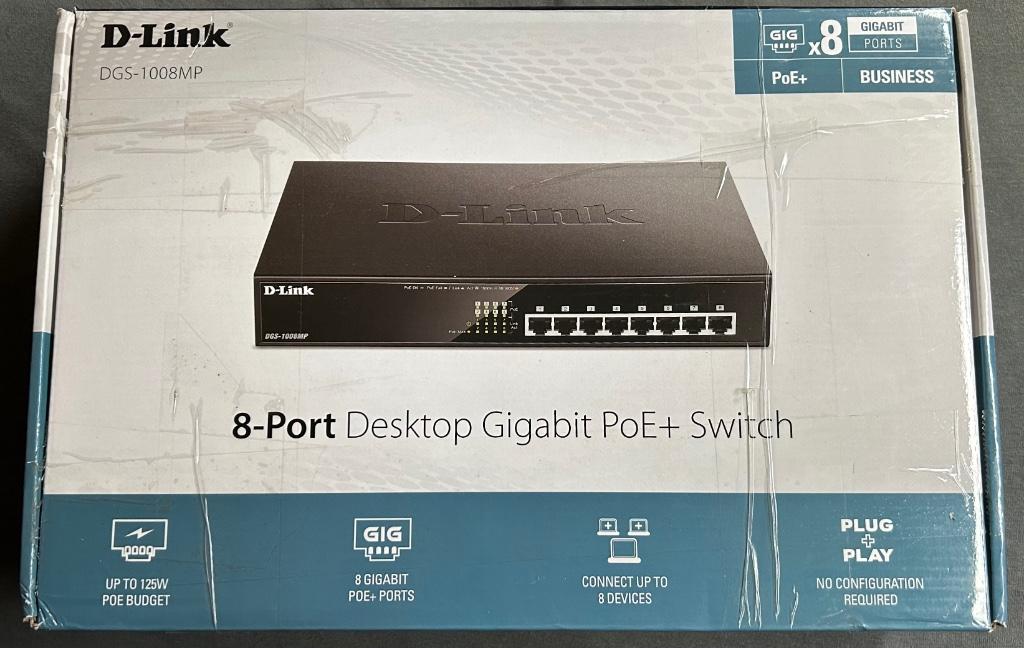 Switch - D-Link DGS-1008MP, Enlèvement ou Envoi, Utilisé