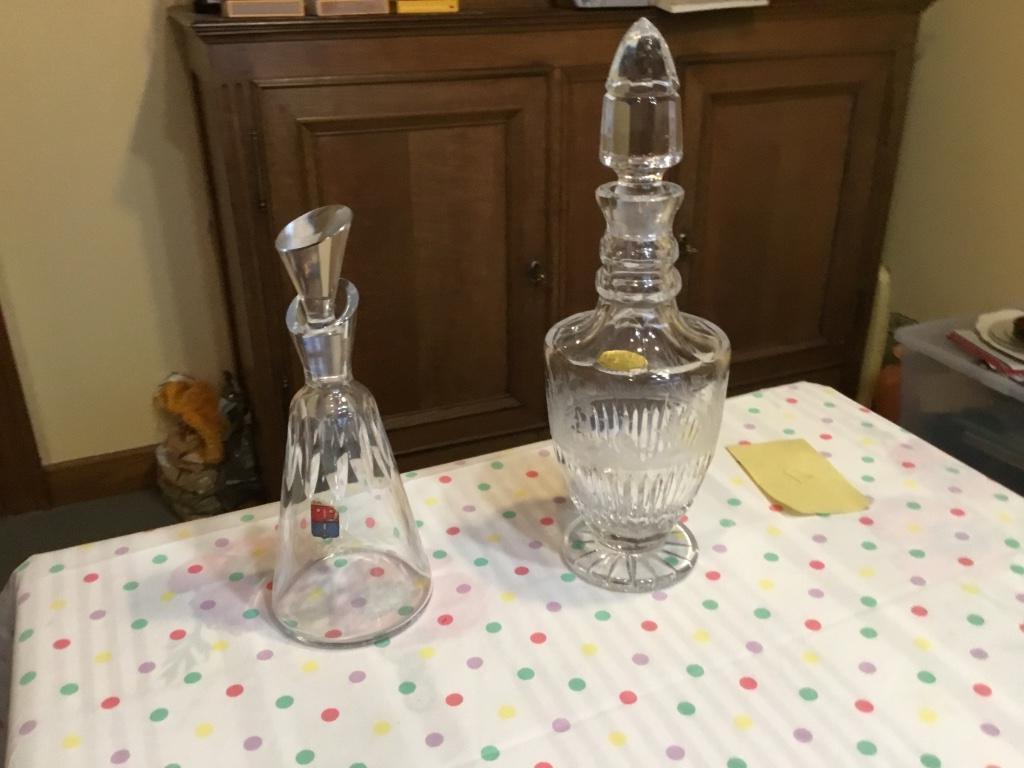 carafes en cristal  plus de 70 ans parfait état apd 40€, Enlèvement
