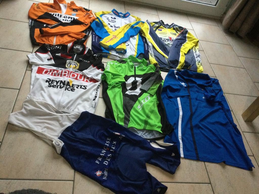 VEEL WIELERTRUIEN/VERSCHILLENDE MERKEN, Sport en Fitness, Wielrennen, Gebruikt, Kleding, Ophalen of Verzenden