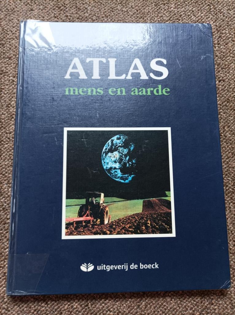 Atlas de l'Homme et de la Terre De Boeck, Livres, Enlèvement ou Envoi, Comme neuf, Carte géographique
