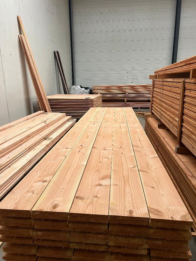 Douglas plank 2.2x20x200/300/400 cm, Enlèvement ou Envoi, Neuf, Planches
