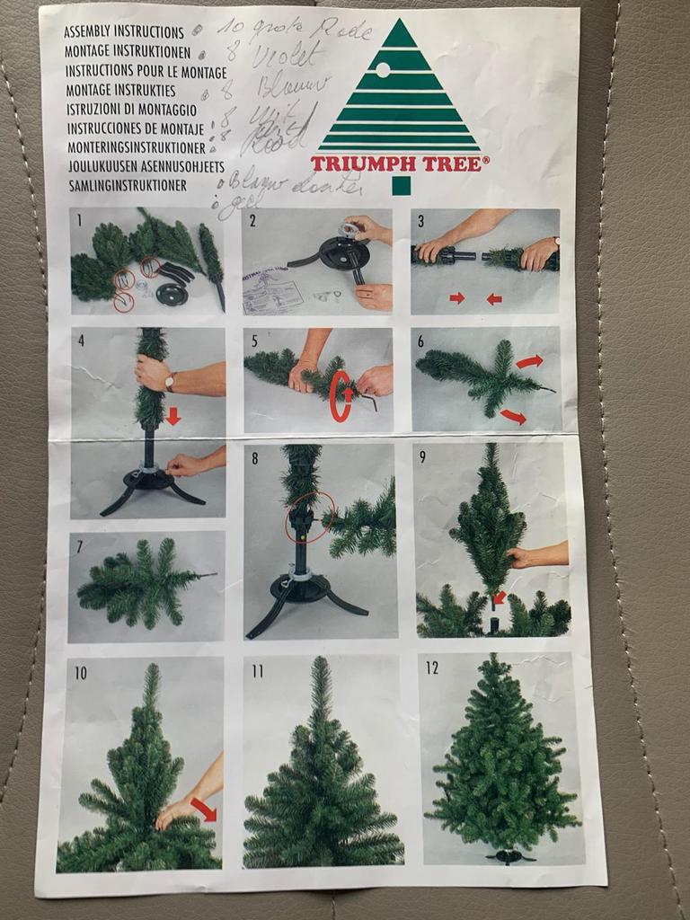 Kerstboom, Ophalen, Zo goed als nieuw