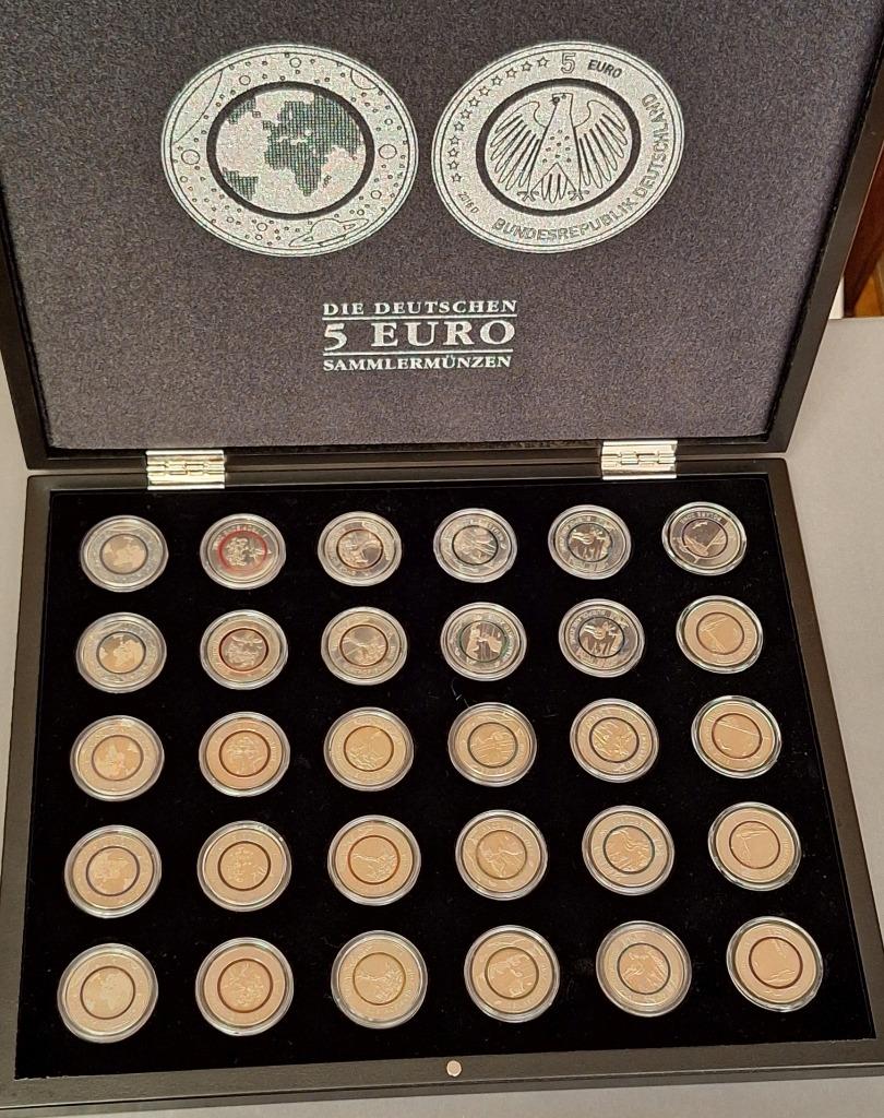 Duitsland 5 Euro verzamelmunten Klimaatzones der Aarde, Ophalen of Verzenden, Duitsland, 5 euro, Setje