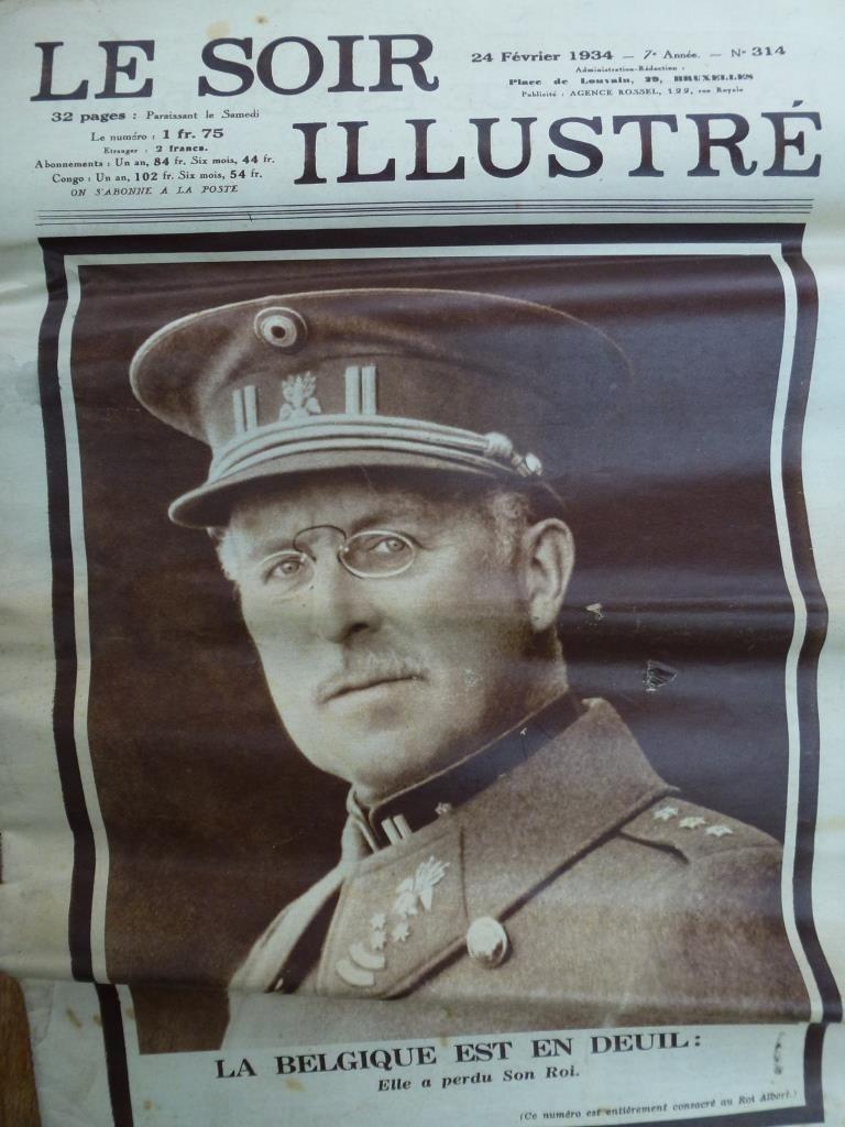 ancien journal Le Soir Illustré du 24 février 1934, Collections, Enlèvement ou Envoi, Utilisé, Autres types