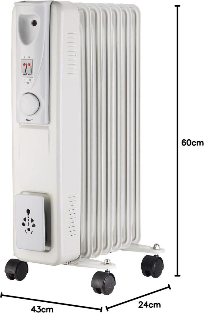 Radiateur à huile électrique compact  NOUVEAU dans sa boîte, Bricolage & Construction, Chauffage & Radiateurs, Neuf, Radiateur