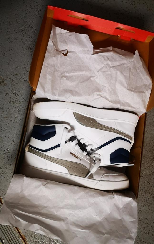 Basket/chaussure/sneakers Puma Shuffle Mid Unisexe (44.5), Puma, Enlèvement ou Envoi, Porté, Blanc