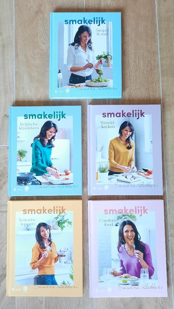 Smakelijk - Sandra Bekkari : 5 boekjes, Boeken, Ophalen of Verzenden, Gelezen