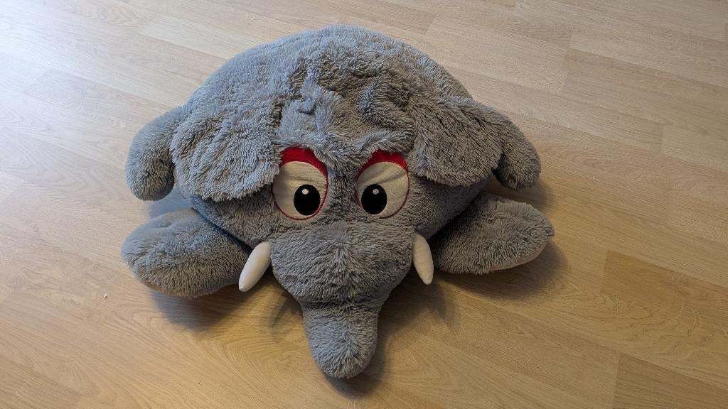 Grande peluche éléphant, Enlèvement, Comme neuf, Ours en tissus, Autres marques