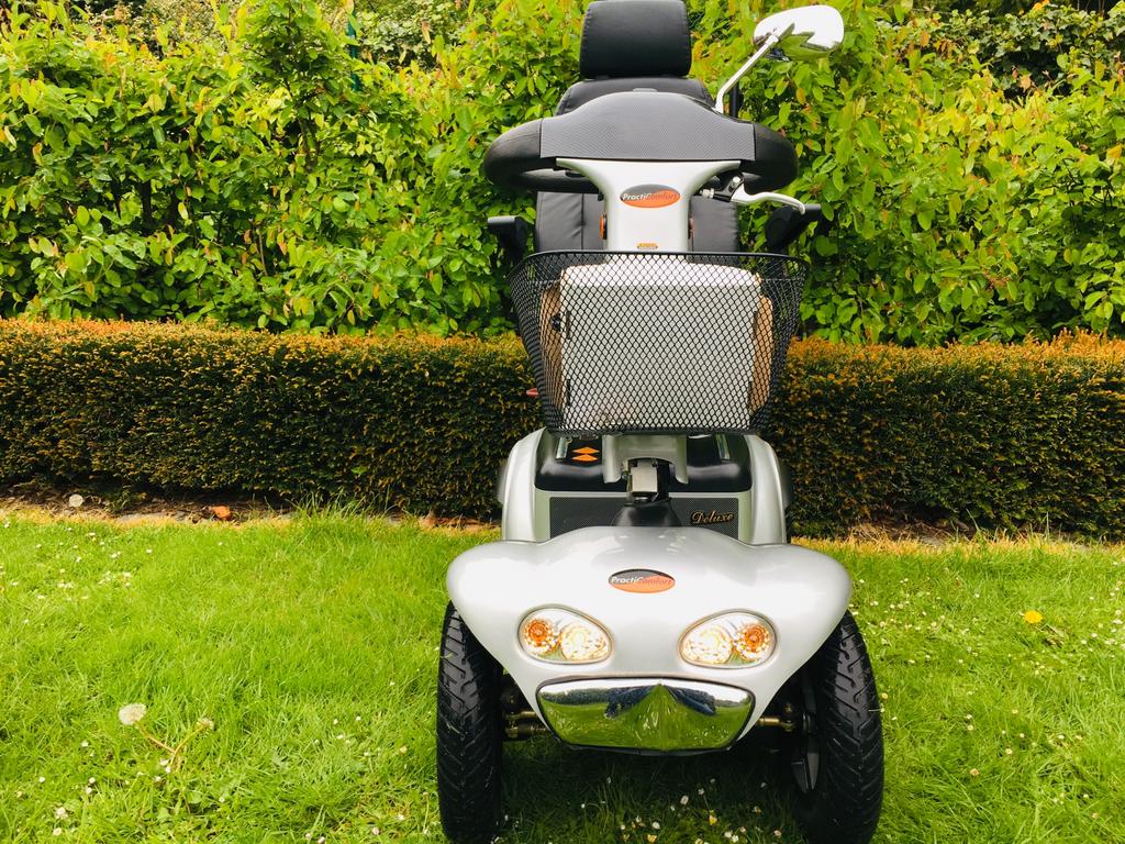 Voiturette électrique Scootmobiel Shoprider Deluxe Scooter, Divers, Enlèvement ou Envoi, Pliant, Comme neuf, Fauteuil roulant électrique