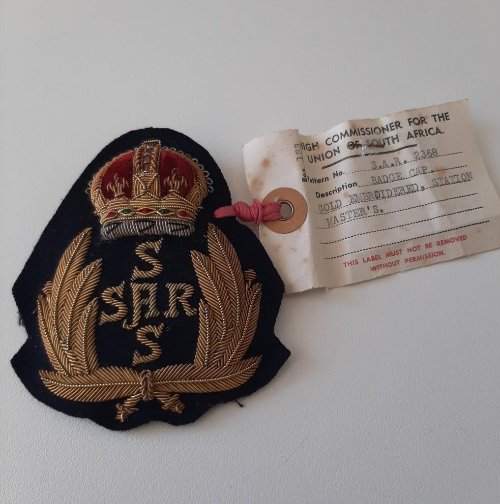 Badge van de South Africa Railways vóór de onafhankelij, Verzamelen, Militaria | Algemeen, Ophalen