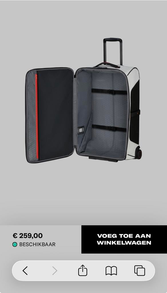 Samsonite ecodiver 67cm, Handtassen en Accessoires, Koffers, Ophalen, Zo goed als nieuw