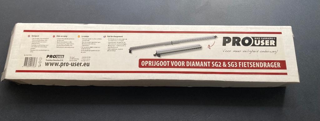 Oprijgoot fietsendrager Pro User Diamant SG2 & SG3, Auto diversen, Fietsendragers, Ophalen, Nieuw, Fietsendrager-accessoire, 1 fiets