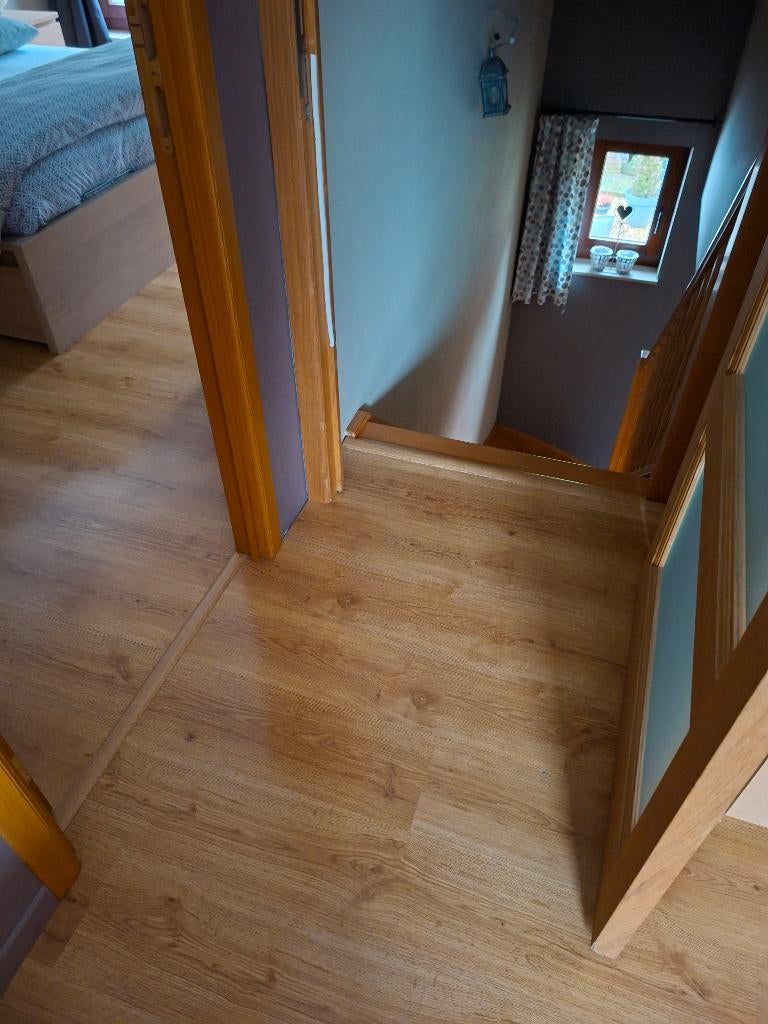 Lot 50 m2 Parquet Quick-Step, Gebruikt, Bruin, 50 tot 75 m², Ophalen