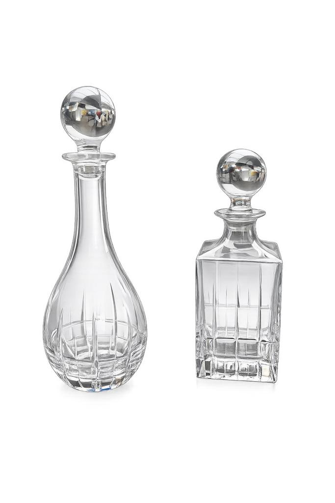 2 kristallen karaffen, Ophalen