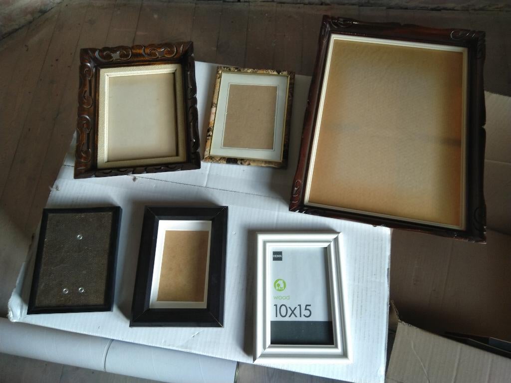 fotokaders, Ophalen, Zo goed als nieuw