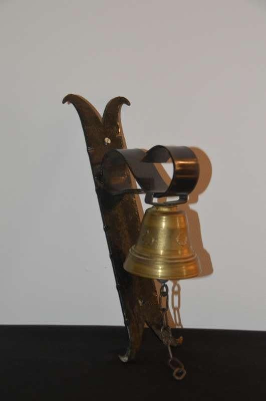 Decoratieve koperen muurbel, Antiek en Kunst, Antiek | Brons en Koper, Ophalen, Koper