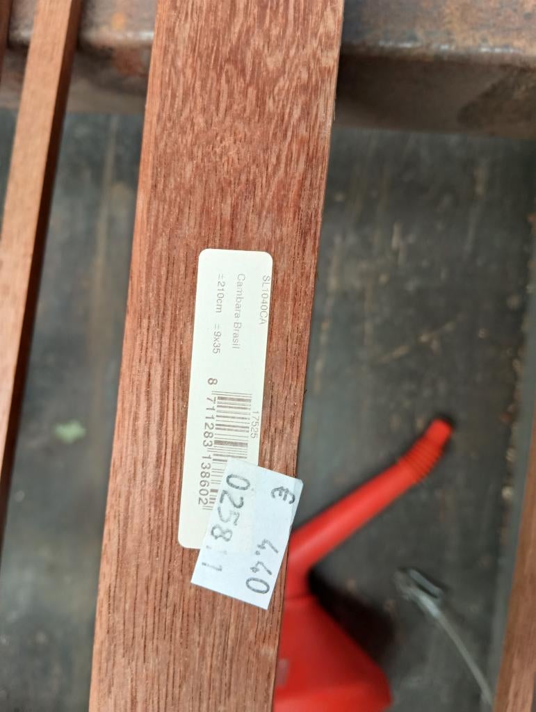 Latten cambara, Doe-het-zelf en Bouw, Hout en Planken, Ophalen, Nieuw