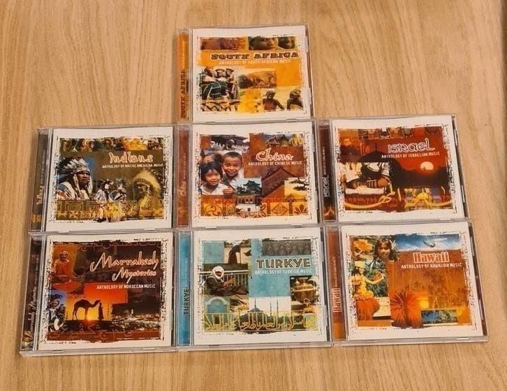 7 cd's met muziek uit diverse landen (kan ook apart), Cd's en Dvd's, Cd's | Wereldmuziek, Zo goed als nieuw, Ophalen of Verzenden